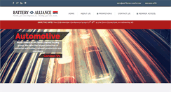 Desktop Screenshot of batteryalliance.com